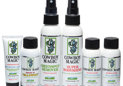 Cowboy Magic Grooming Kit – Complete Coat Care Set with Shampoo, Conditioner, and Shine Enhancer