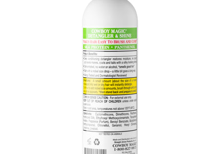 Cowboy Magic Detangler & Shine – Strong Detangling and Shine Formula, 473ml Bottle