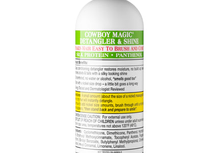 Cowboy Magic Detangler & Shine – Strong Detangling and Shine Formula, 946ml Bottle