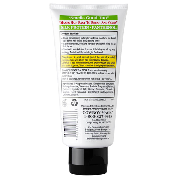 Cowboy Magic Detangler & Shine – Strong Detangling and Shine Formula, 118ml Lightweight Serum