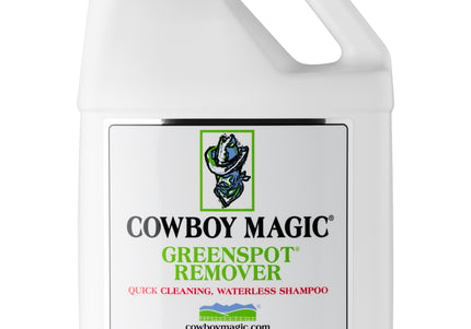 Cowboy Magic Greenspot Remover Dry Bath Shampoo – Fast-Acting No-Rinse Formula, 3.8L