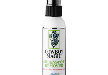 Cowboy Magic Greenspot Remover – Dry Bath Shampoo Spray, Fast-Acting Stain Lifter, 100ml