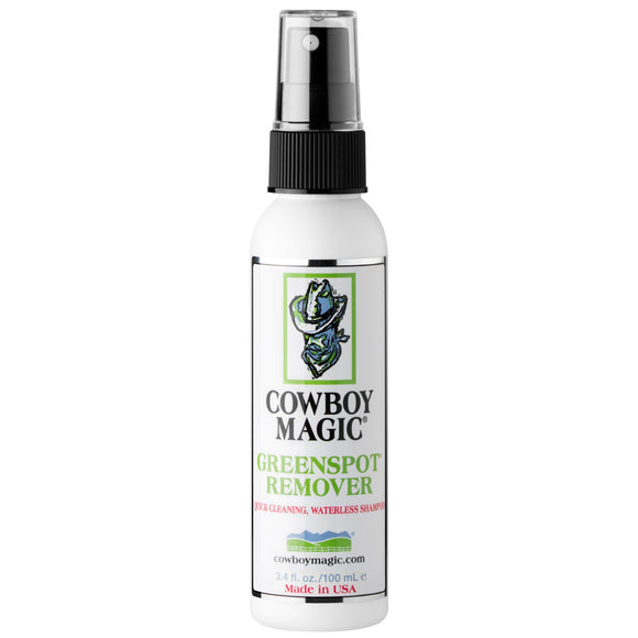 Cowboy Magic Greenspot Remover – Dry Bath Shampoo Spray, Fast-Acting Stain Lifter, 100ml