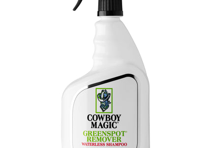 Cowboy Magic Greenspot Remover Dry Bath Shampoo – Fast-Acting No-Rinse Formula, 946ml Bottle