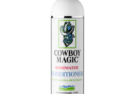 Cowboy Magic Rosewater Conditioner – Moisturizing Detangler with Silk Proteins, 473ml Bottle