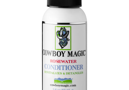 Cowboy Magic Rosewater Conditioner – Moisturizing Detangler with Silk Proteins, 60ml Bottle