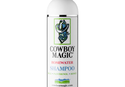 Cowboy Magic Rosewater Shampoo – Gentle Universal Formula, 473ml, Cleans and Softens All Coat Types