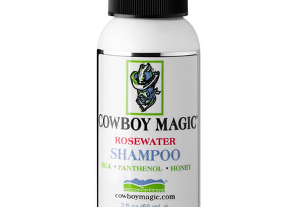 Cowboy Magic Rosewater Shampoo – Gentle Universal Cleanser, Suitable for All Coat Types, 60ml