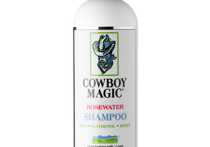 Cowboy Magic Rosewater Shampoo – Gentle Universal Cleanser, Moisturizing Formula, 946ml