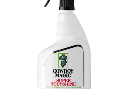 Cowboy Magic Super Bodyshine Glossy Coat Conditioner – Dust-Repellent Shine Formula, 946ml
