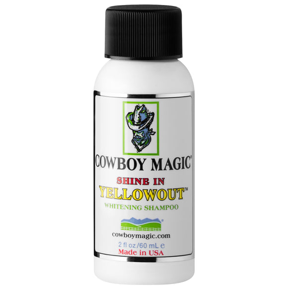 Cowboy Magic Shine In Yellowout Whitening Shampoo – Color-Enhancing Formula, Eliminates Yellow Tones, 60ml
