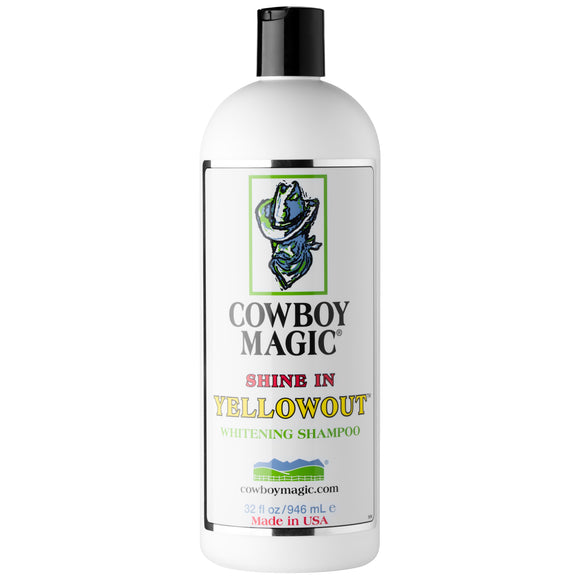 Cowboy Magic Shine In Yellowout Whitening Shampoo – Color-Enhancing Formula, Eliminates Yellow Tones, 946ml