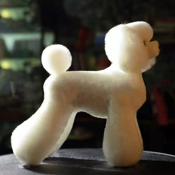 Mr. Jiang Teddy Full Body Replacement Hair – Cream Synthetic Coat for Grooming Mannequin