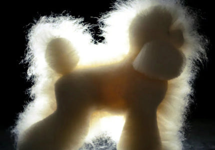 Mr. Jiang Teddy Full Body Replacement Hair – Cream Synthetic Coat for Grooming Mannequin