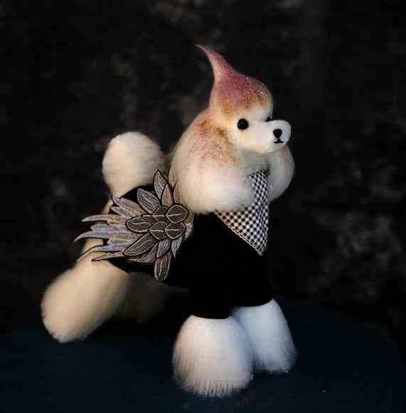 Mr. Jiang Teddy Full Body Replacement Hair – Cream Synthetic Coat for Grooming Mannequin