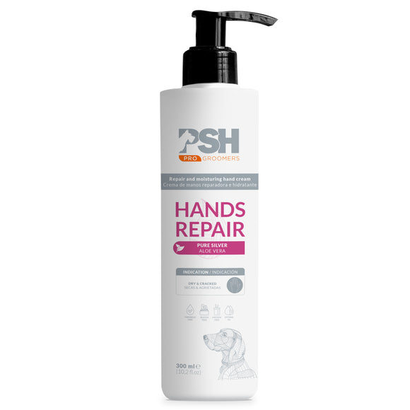 PSH Hands Repair Cream 300ml – Moisturizing Antibacterial Formula with Silver for Dry Skin