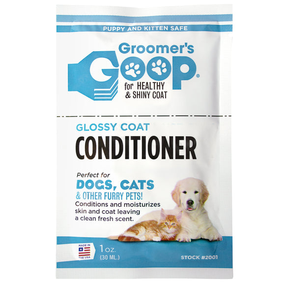 Groomer's Goop Glossy Coat Conditioner – Moisturizing Formula for Oily Coats, 30ml