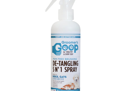Groomer's Goop Detangling 5n'1 Spray 237ml – Multi-Purpose Conditioning Mist, Eases Combing and Adds Shine
