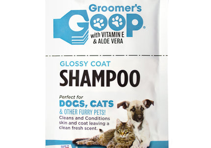 Groomer's Goop Glossy Coat Shampoo – Deep Cleansing Formula, 30ml, Restores Shine to Oily Coats