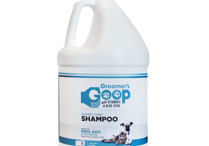 Groomer's Goop Glossy Coat Shampoo 3.8L – Deep Cleansing Formula for Oily Coats, Shine Enhancing