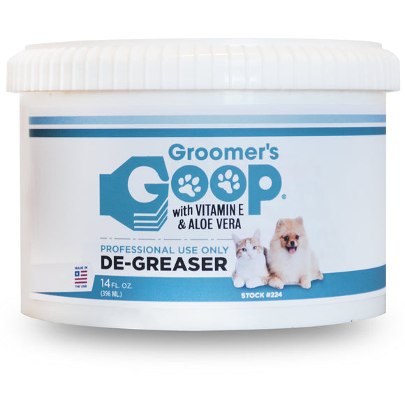 Groomer's Goop De-Greaser Creme – Deep-Cleaning Paste, Stain and Odor Remover, 396g