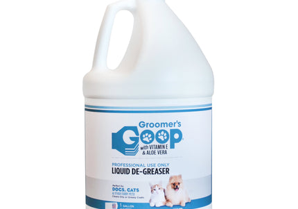 Groomer's Goop De-Greaser Liquid – Powerful Stain and Odor Remover, 3.8L Bottle