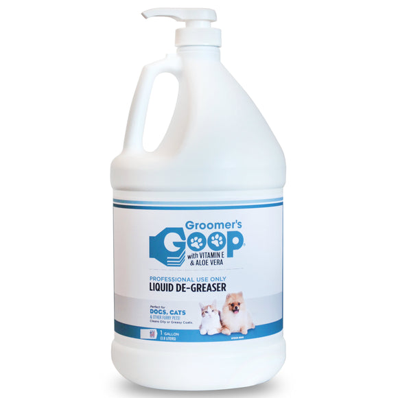 Groomer's Goop De-Greaser Liquid – Powerful Stain and Odor Remover, 3.8L Bottle