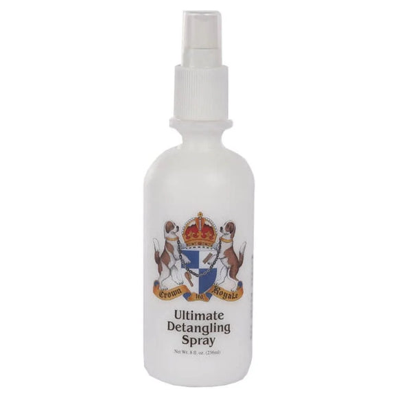 Crown Royale Ultimate Detangling Spray – Conditioning Mist, Eases Combing, 236ml