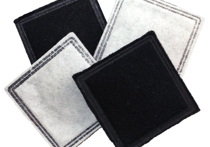 PetSafe Drinkwell Current Fountain Charcoal Filters – 4 Pack, Long-Lasting Carbon Filtration