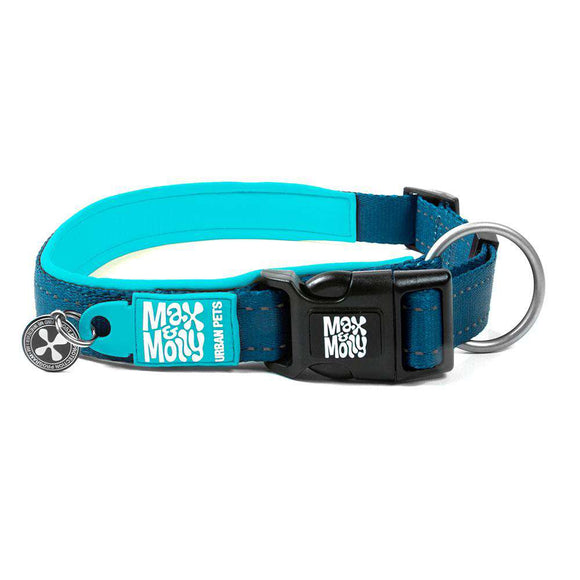 Max&Molly GOTCHA! Smart ID Matrix Sky Blue Collar – QR Locator, Adjustable, XS Size