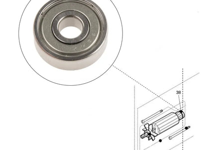 Heiniger Delta 3 Rotor Bearing – Precision Replacement Part for Smooth Clipper Performance