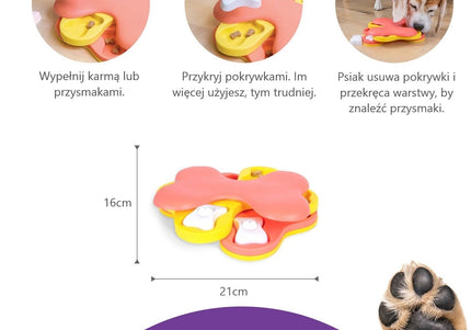 Nina Ottosson Dog Tornado Interactive Puzzle Game – Level 2, Small Size, Engaging Design