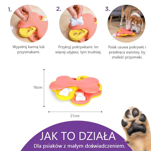 Nina Ottosson Dog Tornado Interactive Puzzle Game – Level 2, Small Size, Engaging Design