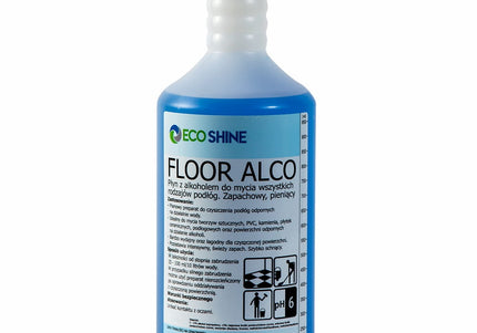 Eco Shine Floor Alco 1L – Universal Scented Highly Foaming Alcohol Floor Cleaner