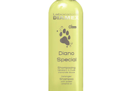 Diamex Diano Special Shampoo – Almond Oil Concentrate, Eases Combing, 1:8 Dilution, 250ml