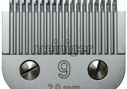 Heiniger Blade No. 9 – Precision Steel Clipper Blade, 2mm Cutting Length, Durable Design