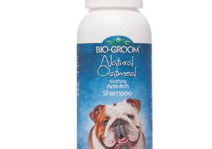 Bio-Groom Natural Oatmeal Shampoo – Gentle Moisturizing Formula with Soothing Oatmeal, 59ml