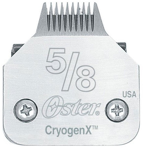 Oster Cryogen-X 5/8" Blade – Precision Steel, Ideal Size for Detailed Paw and Face Grooming
