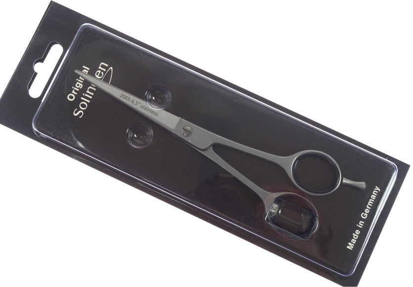 Gotta Solingen 6.5 Inch Straight Grooming Scissors – Micro-Bevel Blade, Precision Cutting