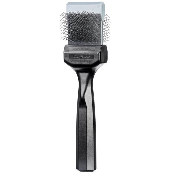 Les Poochs Silver Finishing Brush 4.5cm – Hard Flexible Bristles, Smooth Coat Results