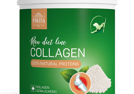 Pokusa RawDietLine Collagen Powder – Ocean Fish Source, Supports Joints, Skin, and Claws, 200g