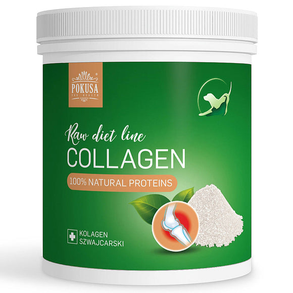 Pokusa RawDietLine Collagen Powder – Ocean Fish Source, Supports Joints, Skin, and Claws, 200g