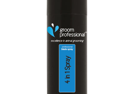 Groom Professional 4in1 Clipper Spray 400ml – Multi-Purpose Cleaning and Lubricating Formula for Blades