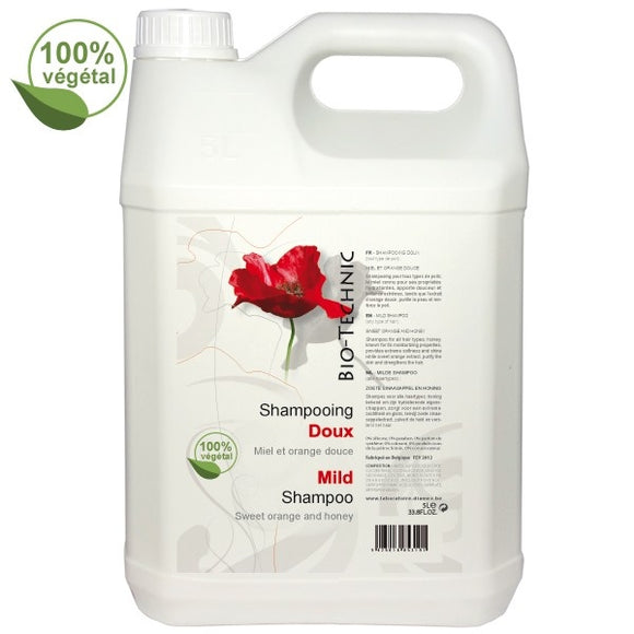 Diamex Bio-Technic Vegan Shampoo – Gentle Skin and Coat Care, All Coat Types, 5L