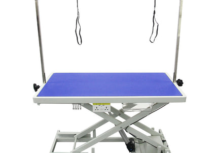 Blovi Callisto Pro Grooming Table – Electric Lift, Accessory Shelf, 125x65cm Anthracite Top