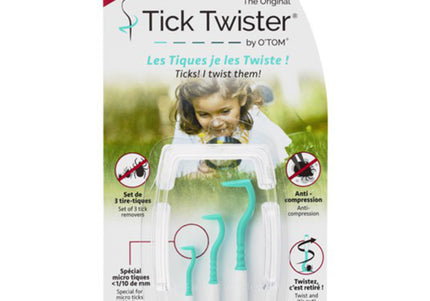 Tick Twister Trio Tick Removal Kit – Complete Set with Three Durable Tick Extractors
