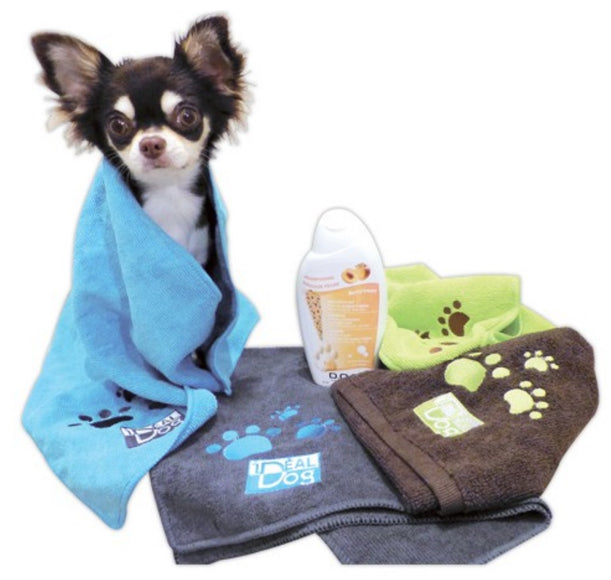 Chadog Microfibre Towels – Set of 2 Highly Absorbent Graphite Medium Towels