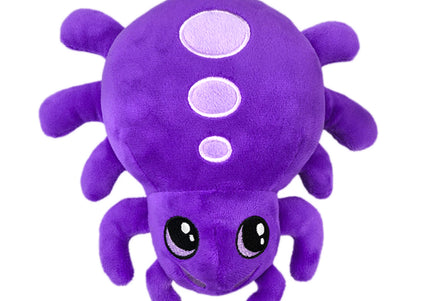 Dashi Halloween Spider Plush Toy – Fuzzy Soft Dog Toy with Festive Design