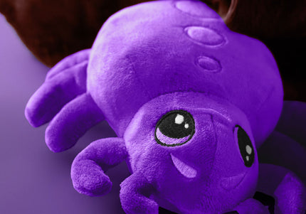 Dashi Halloween Spider Plush Toy – Fuzzy Soft Dog Toy with Festive Design