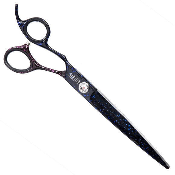 Groom Professional Sirius Left Curved Scissors 7.5in – Precision 19cm Blade, Ergonomic Design